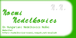 noemi nedelkovics business card